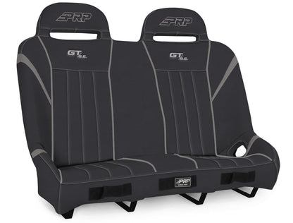 GT/S.E. Quick Release Rear Suspension Bench Seat for Polaris RZR PRO XP4, PRO R4, Turbo R4, Black