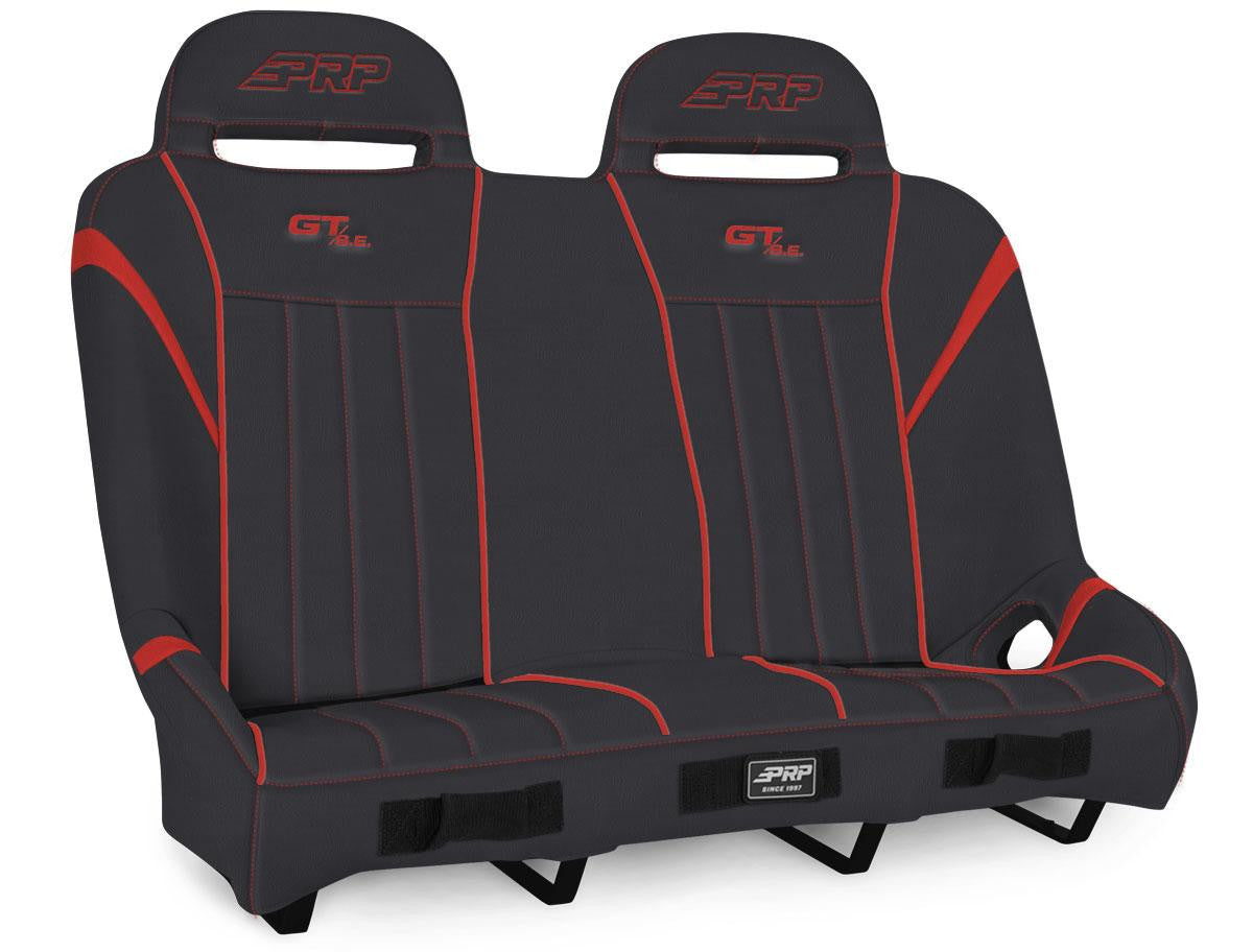 GT/S.E. Quick Release Rear Suspension Bench Seat for Polaris RZR PRO XP4, PRO R4, Turbo R4, Black