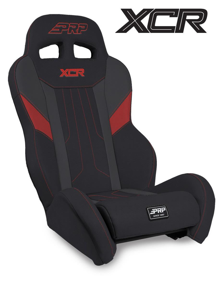 XCR Suspension Seat, Black and
