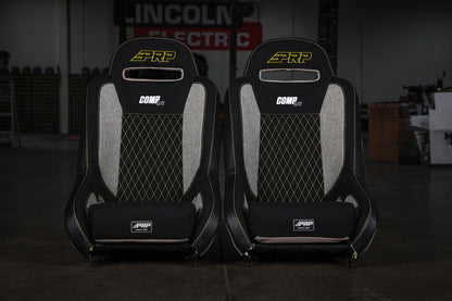 Comp Elite Suspension Seat; Grey
