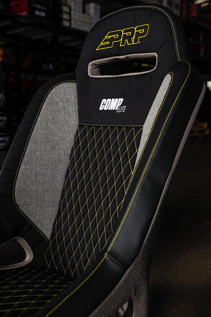 Comp Elite Suspension Seat; Black Vinyl