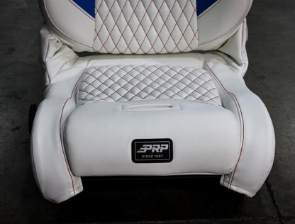 EnduroDaily Reclining Suspension Seat, Black & Purple Tweed