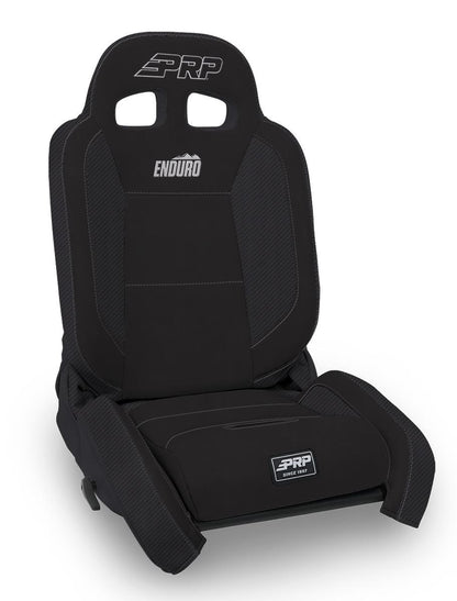EnduroTrail Reclining Suspension Seat, Black Suede