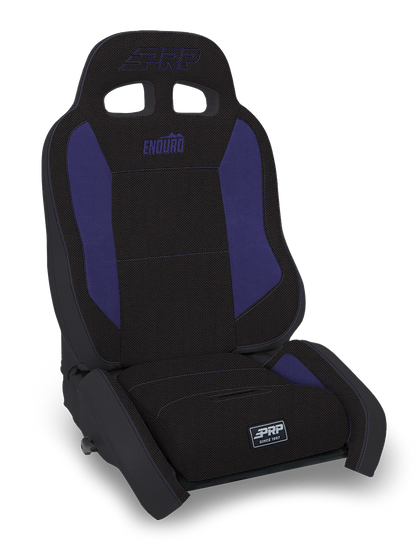 EnduroCrawl Reclining Suspension Seat, Black & Purple Tweed