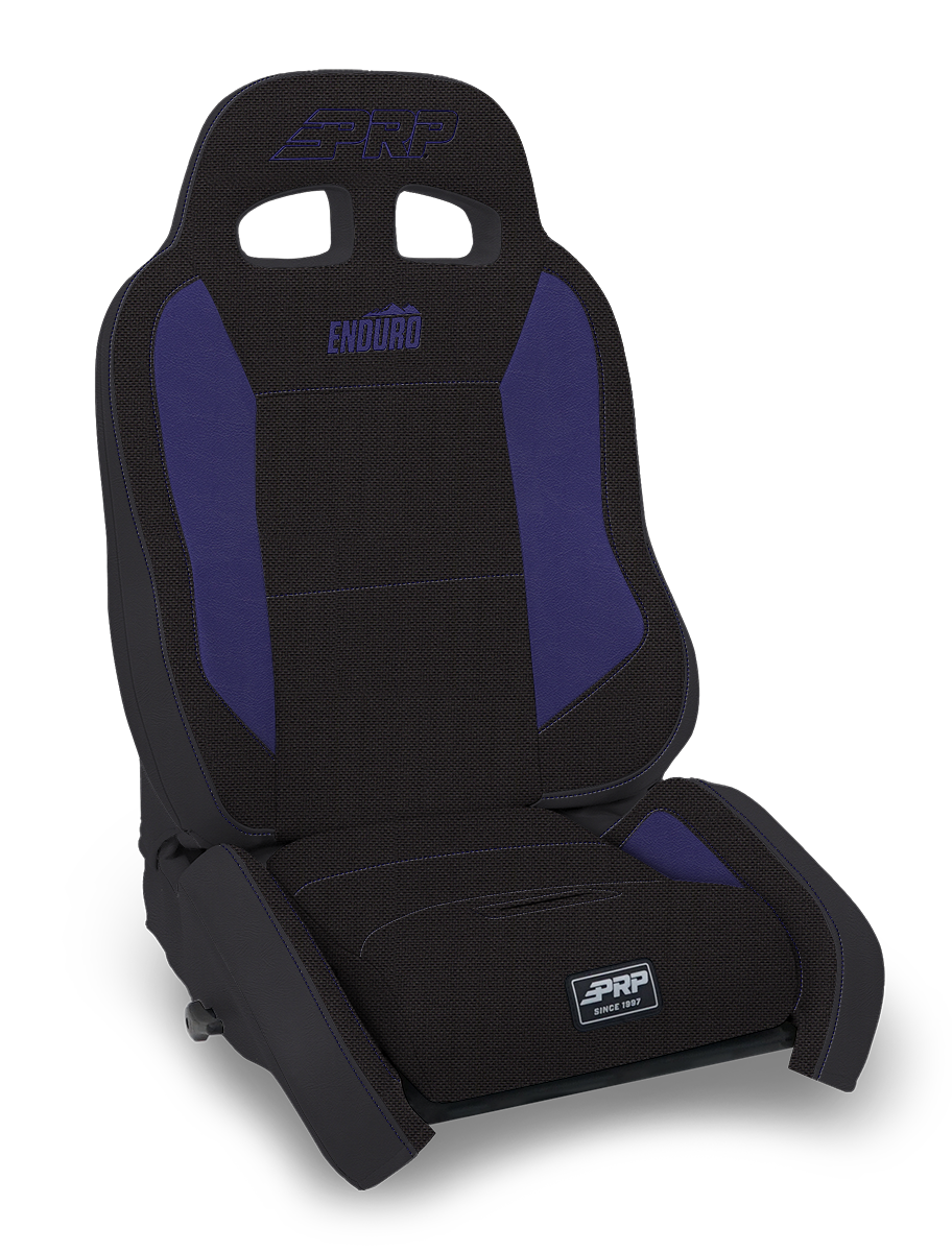 EnduroCrawl Reclining Suspension Seat, Black & Purple Tweed