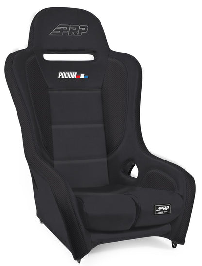 Podium Elite Suspension Seat; Black Vinyl