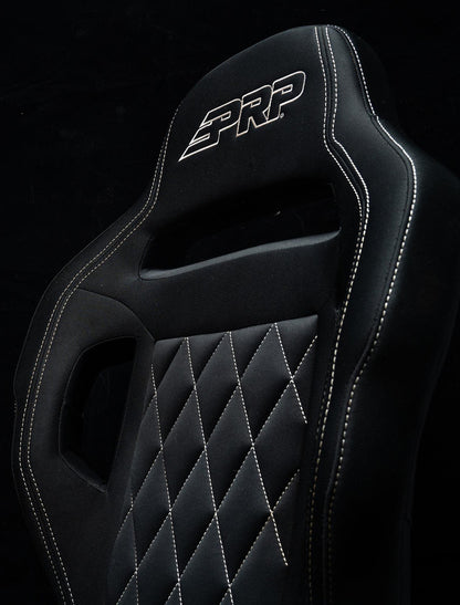 Contour UTV Suspension Seat, Black Cloth