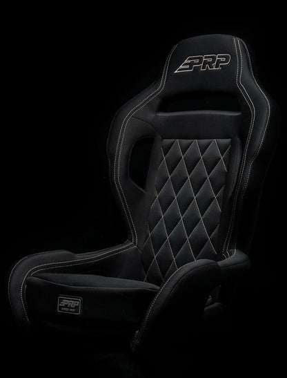 Contour UTV Suspension Seat, Black Cloth