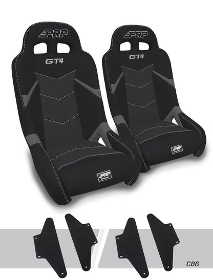 GT4 Suspension Seats Kit for Can-Am Maverick X3 (Pair)