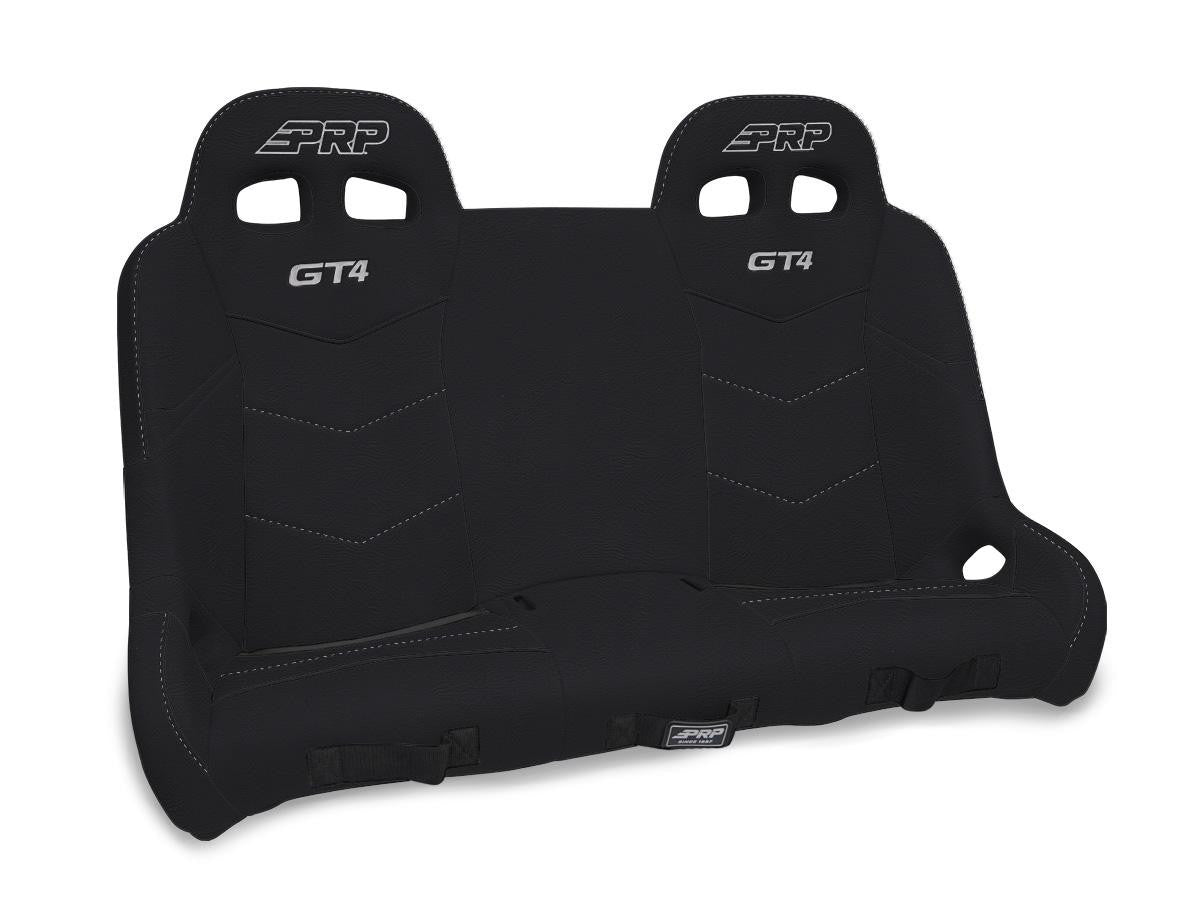 GT4 Quick Release Rear Suspension Bench Seat for Polaris RZR PRO XP4, PRO R4, Turbo R4 - Black