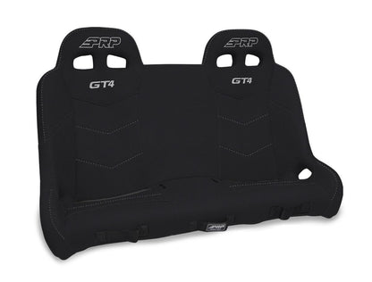 GT4 Quick Release Rear Suspension Bench Seat for Polaris RZR PRO XP4, PRO R4, Turbo R4 - Black