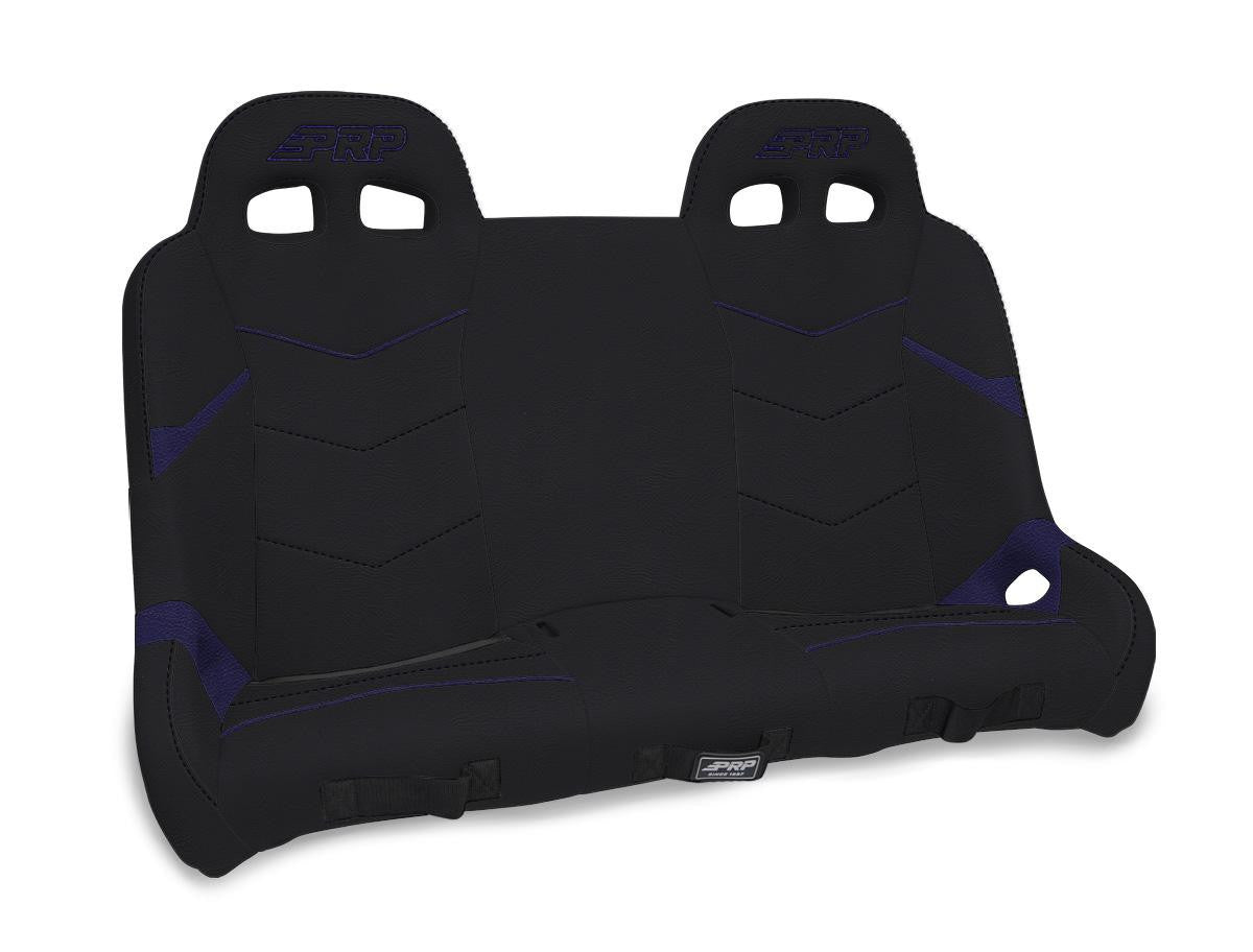 GT4 Quick Release Rear Suspension Bench Seat for Polaris RZR PRO XP4, PRO R4, Turbo R4 - Black