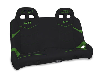 GT4 Quick Release Rear Suspension Bench Seat for Polaris RZR PRO XP4, PRO R4, Turbo R4 - Black