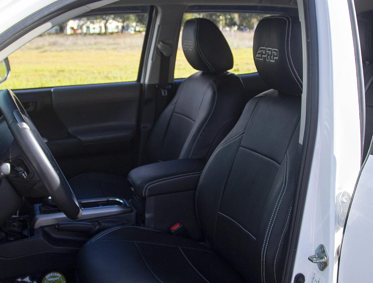 Front Seat Covers for 2016-2023 Toyota Tacoma with Manual Seat Adjusters (Pair) - Custom