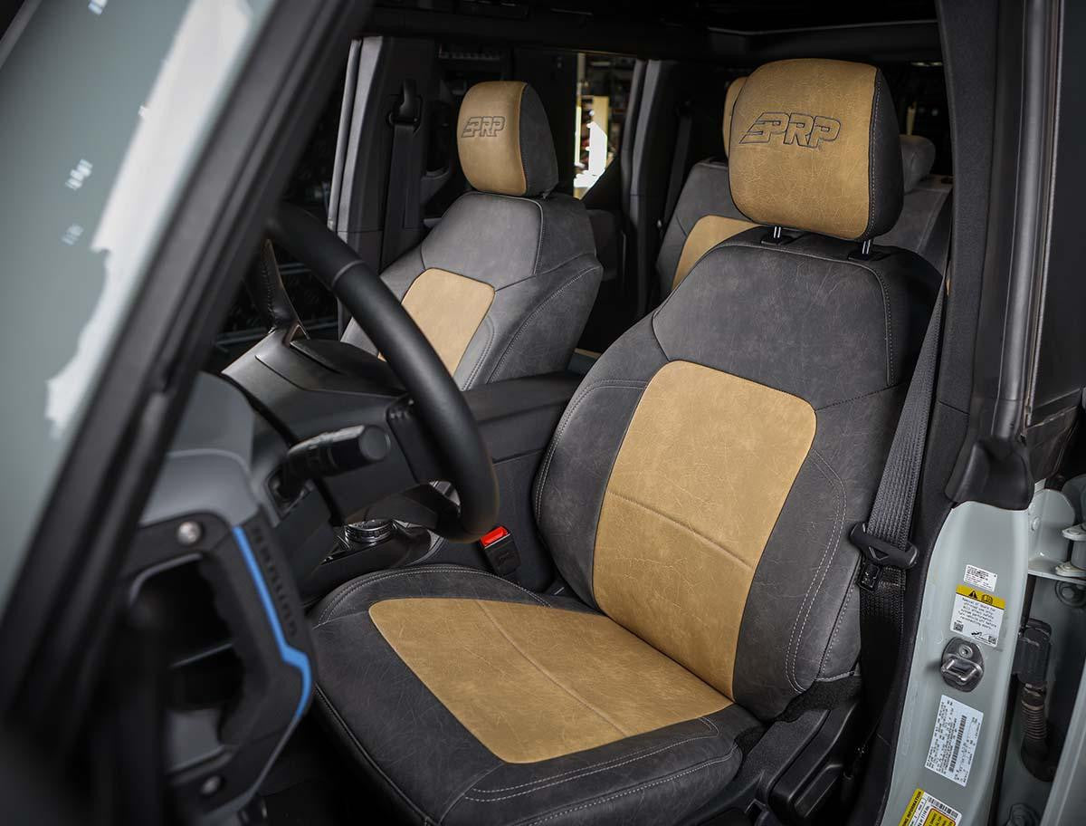 Front Seat Covers for 2021+ Ford Bronco, 4 Door