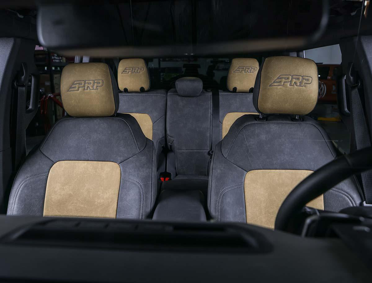 Rear Bench Covers for 2021+ Ford Bronco, 4 Door - Custom