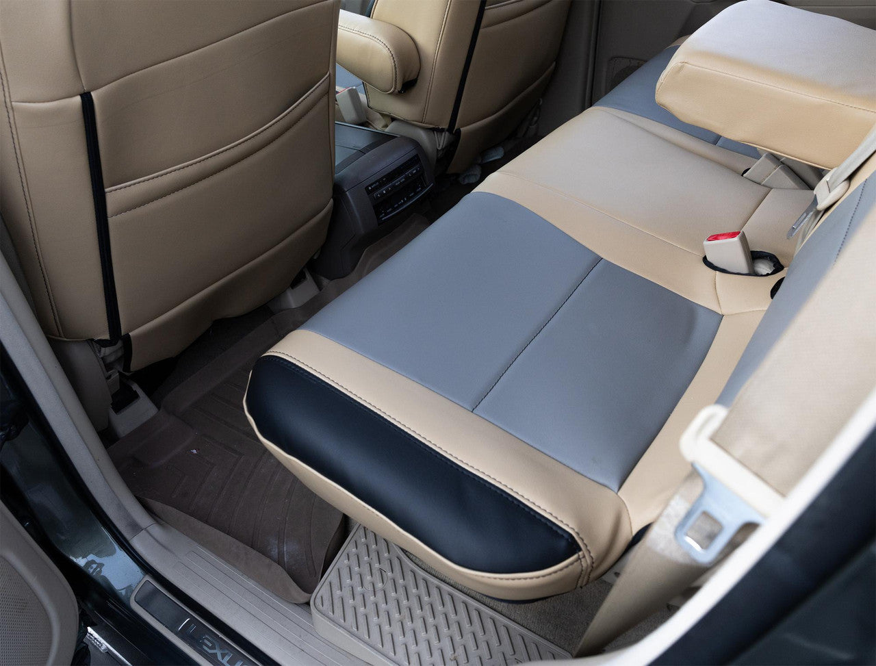 Rear Bench Cover for 2003-2009 Lexus GX470 - Black and