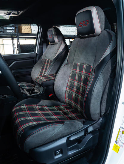 Front Seat Covers for 2024+ Toyota Tacoma (Pair) - All Black