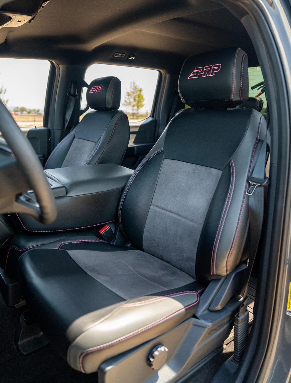 Front Seat Covers for 2021+ Ford F150, 2023+ Super Duty with Standard Seats, Custom