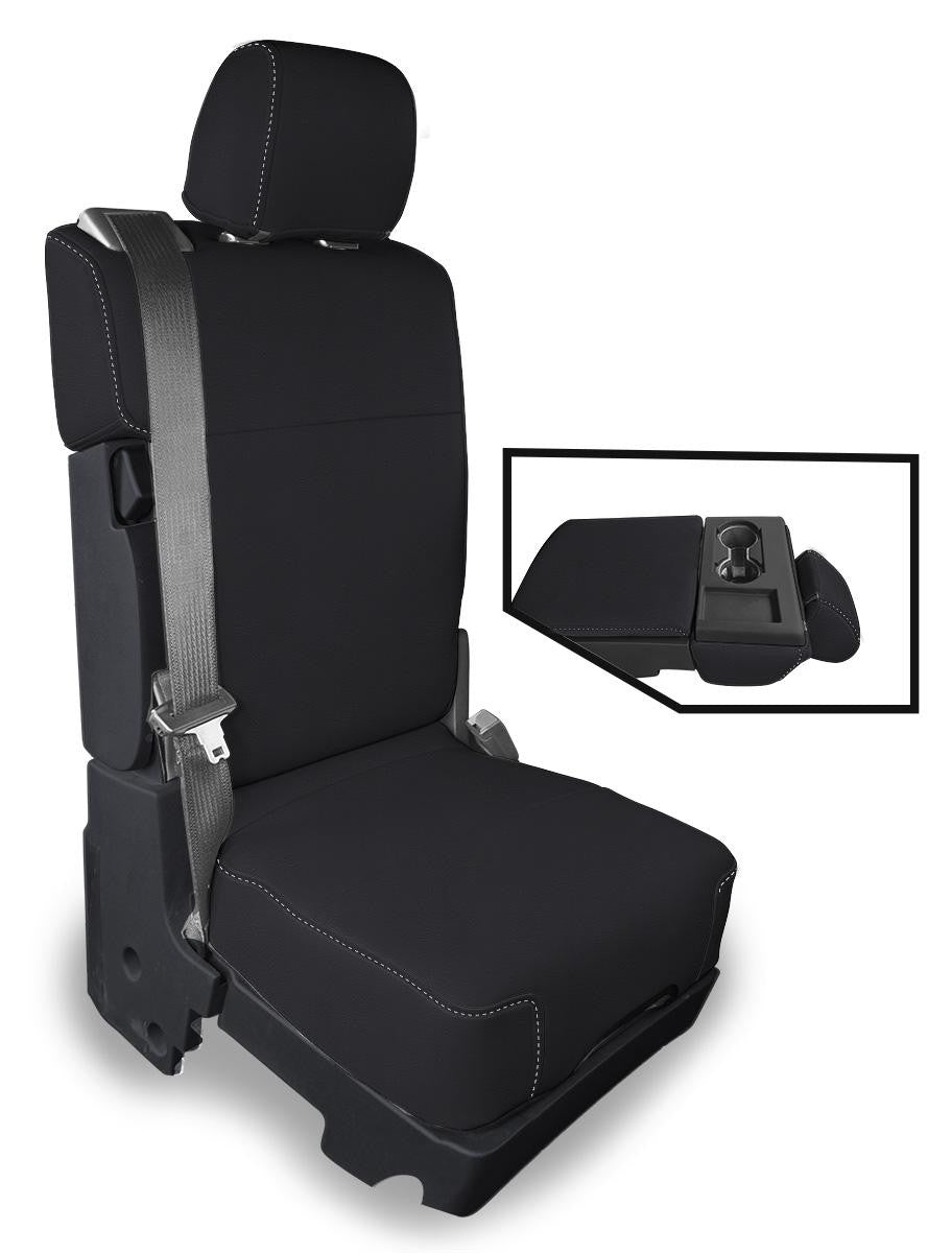 Center Jump Seat Cover w/ Standard Console for 2015+ Ford F150, 2017+ Super Duty