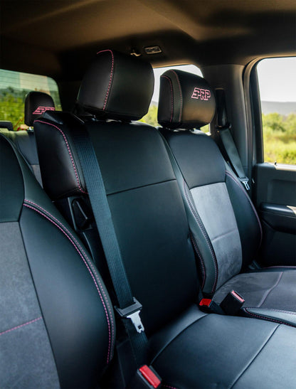 Center Jump Seat Cover w/ Standard Console for 2015+ Ford F150, 2017+ Super Duty