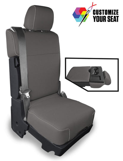Center Jump Seat Cover w/ Standard Console for 2015+ Ford F150, 2017+ Super Duty