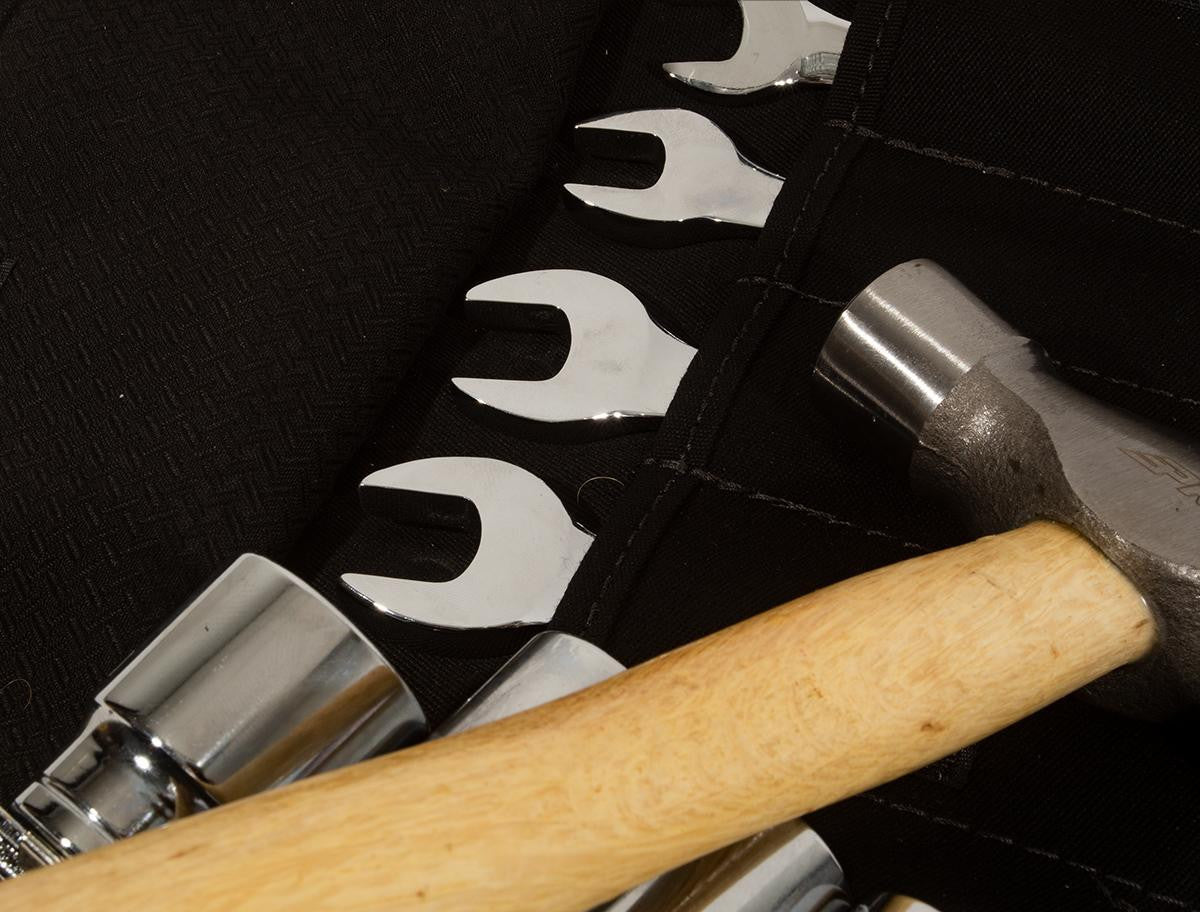 RZR Roll Up Tool Bag with 38pc Tool Kit