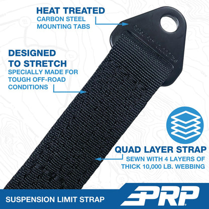 PRP Quad Layered Limit Strap - 6 Inch