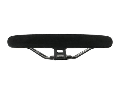 Deep Dish Suede Steering Wheel, Black