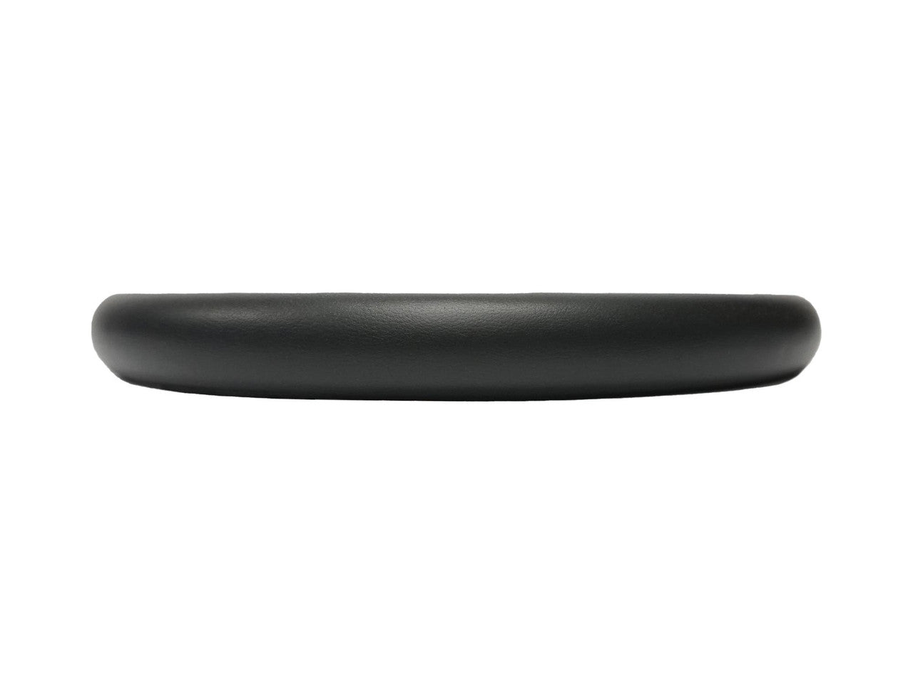 Flat Leather Steering Wheel, Black