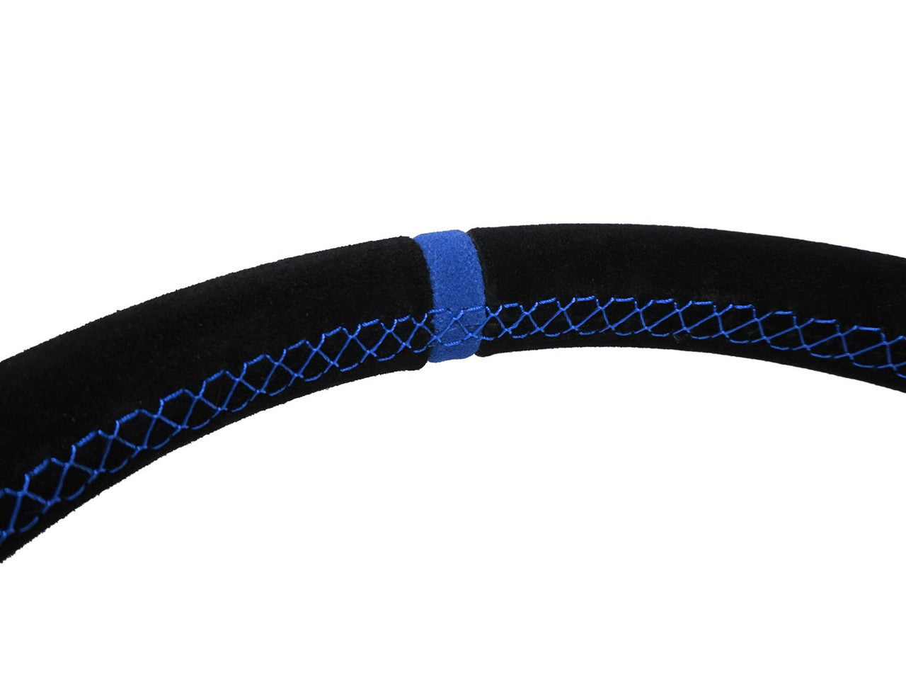 Flat Suede Steering Wheel, Black