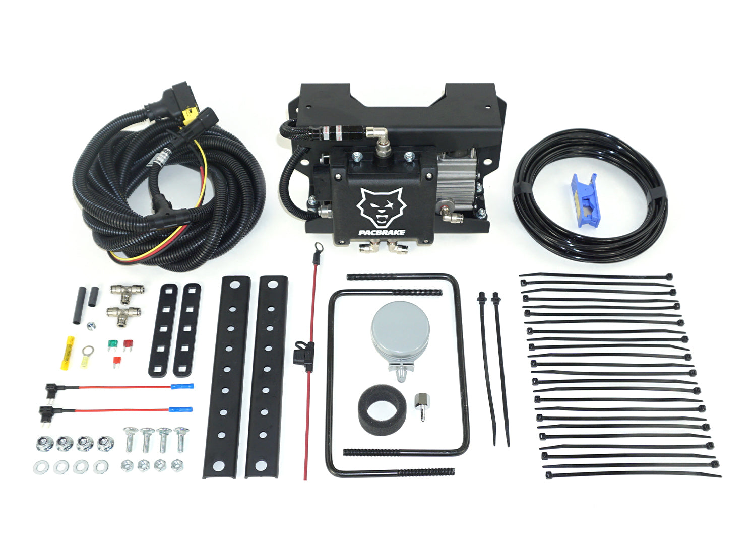 PACBRAKE HP30030-NT-QM BRAVO WIRELESS AIR CONTROLS (3RD GEN), QUICK MOUNT, HD COMPRESSOR