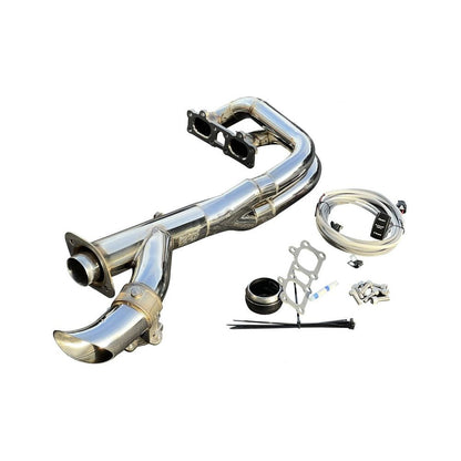 Polaris General 1000 2.5" E-Valve Captain's Choice Side Dump Exhaust