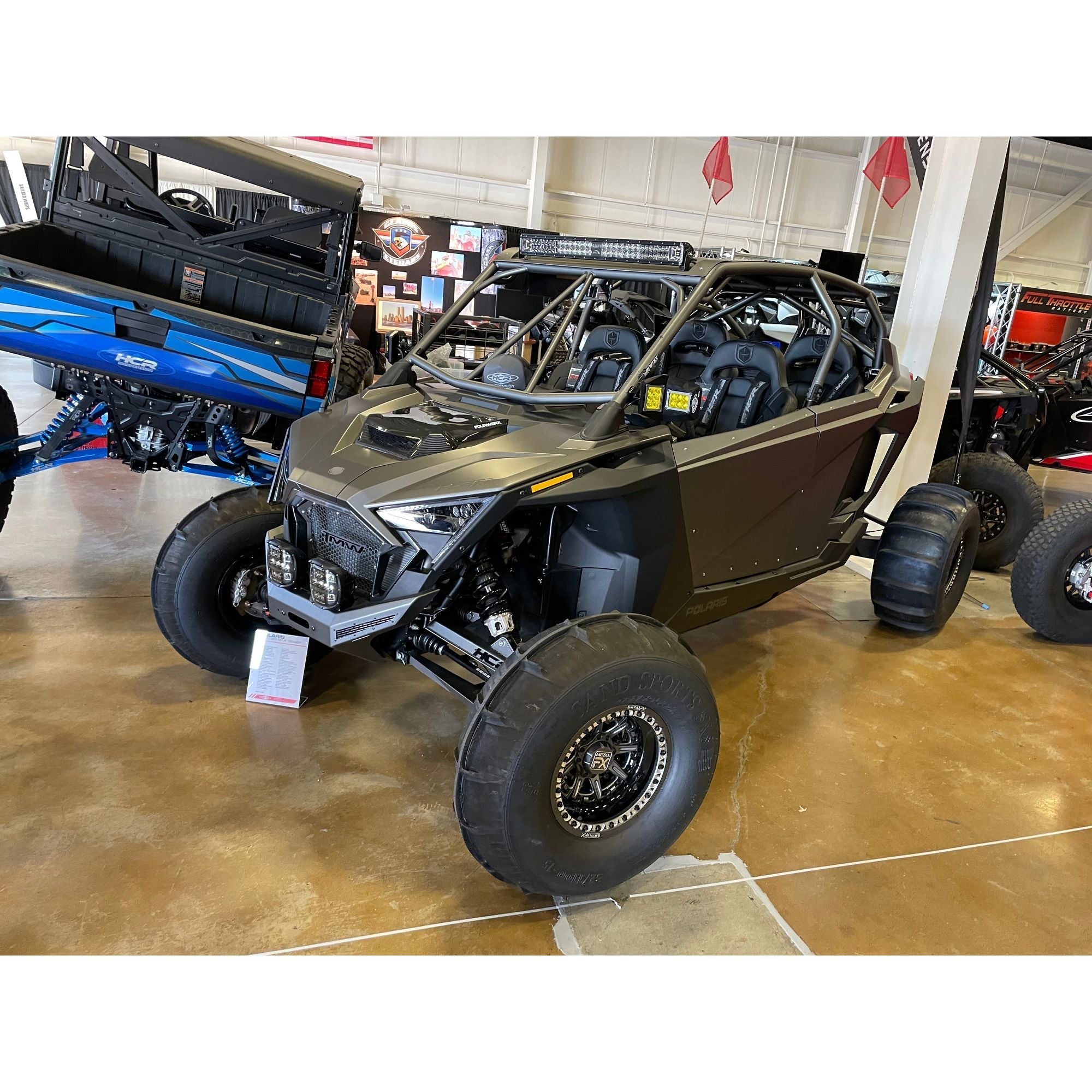 Polaris RZR Pro XP 4 Raw Dominator Cage with Roof