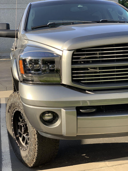 Alpha Rex 06-08 Dodge Ram NOVA-Series LED Projector Headlights Chrome