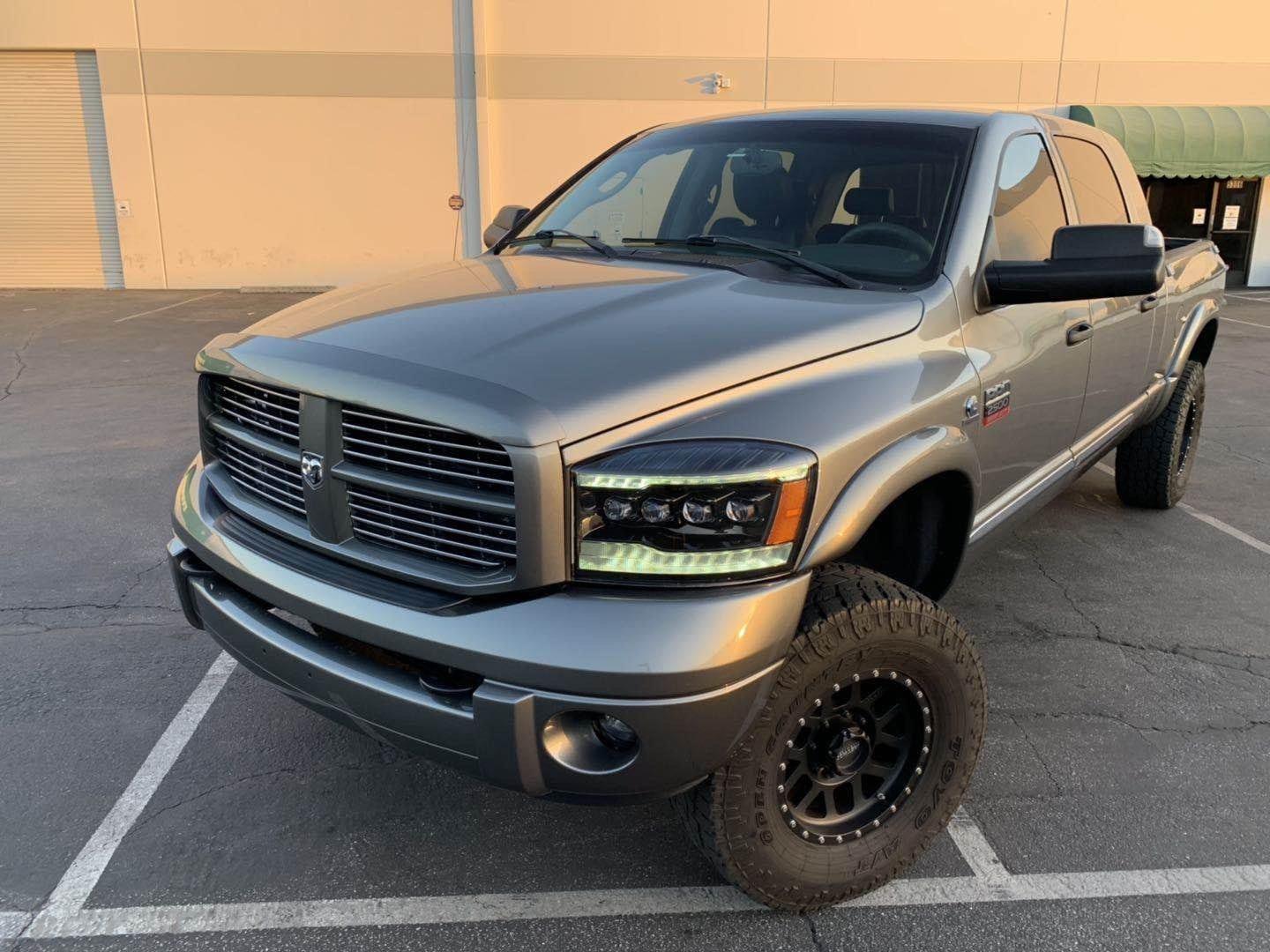 Alpha Rex 06-08 Dodge Ram NOVA-Series LED Projector Headlights Chrome