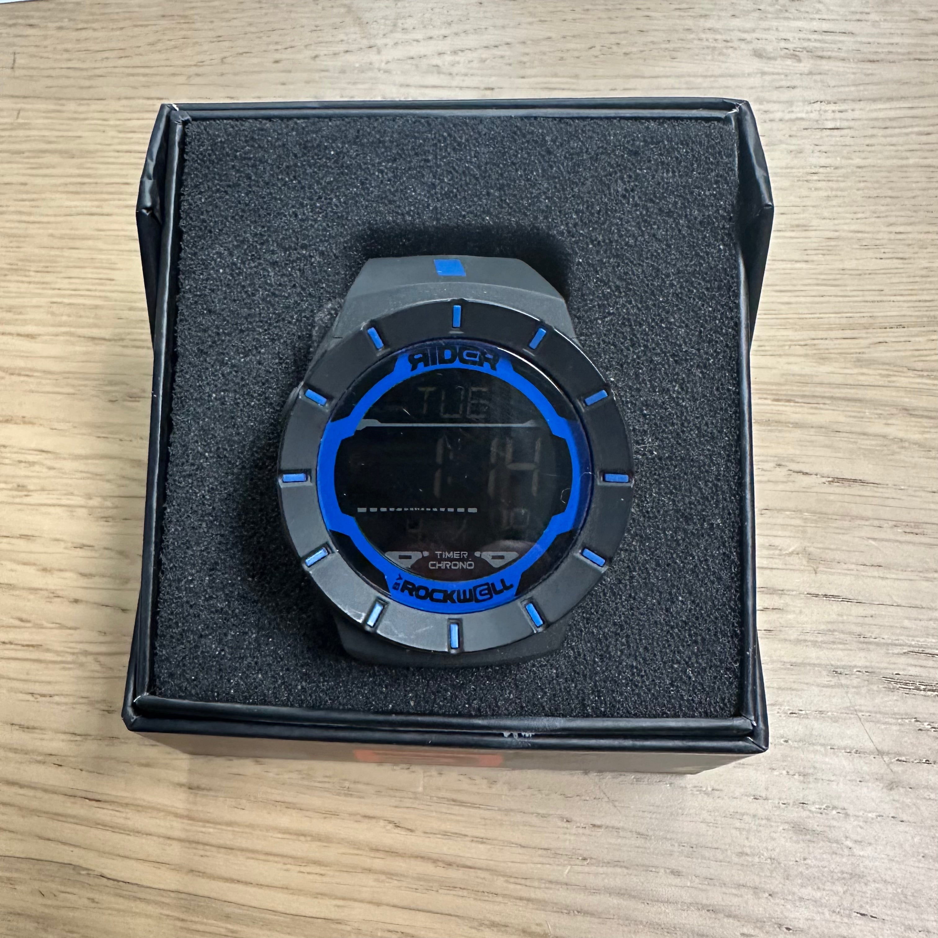 Rockwell Watch- The Coliseum  (Phantom Black/Blue) (GARAGE SALE)