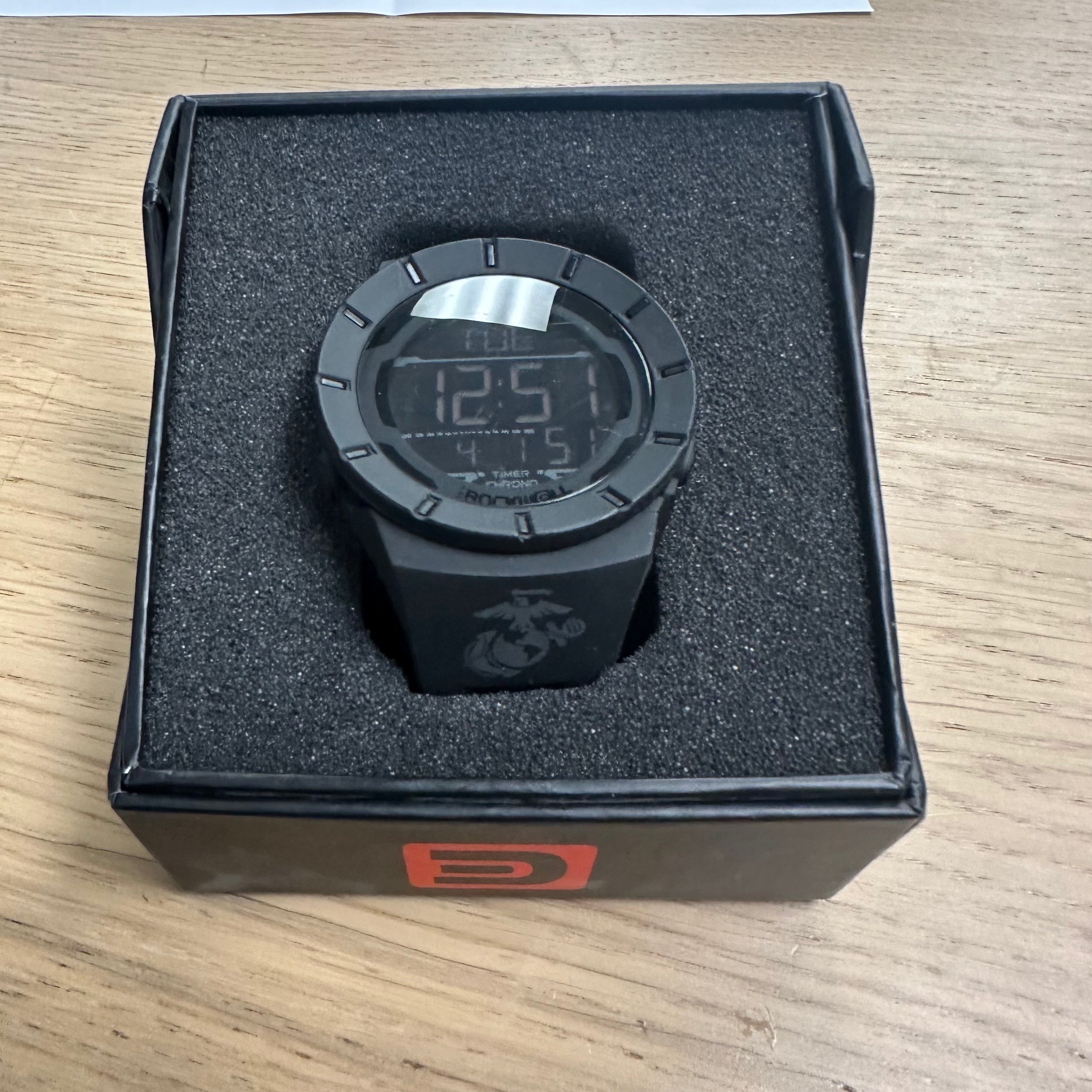 Rockwell Watch- The Coliseum Semper Fi (Phantom Black) (GARAGE SALE)