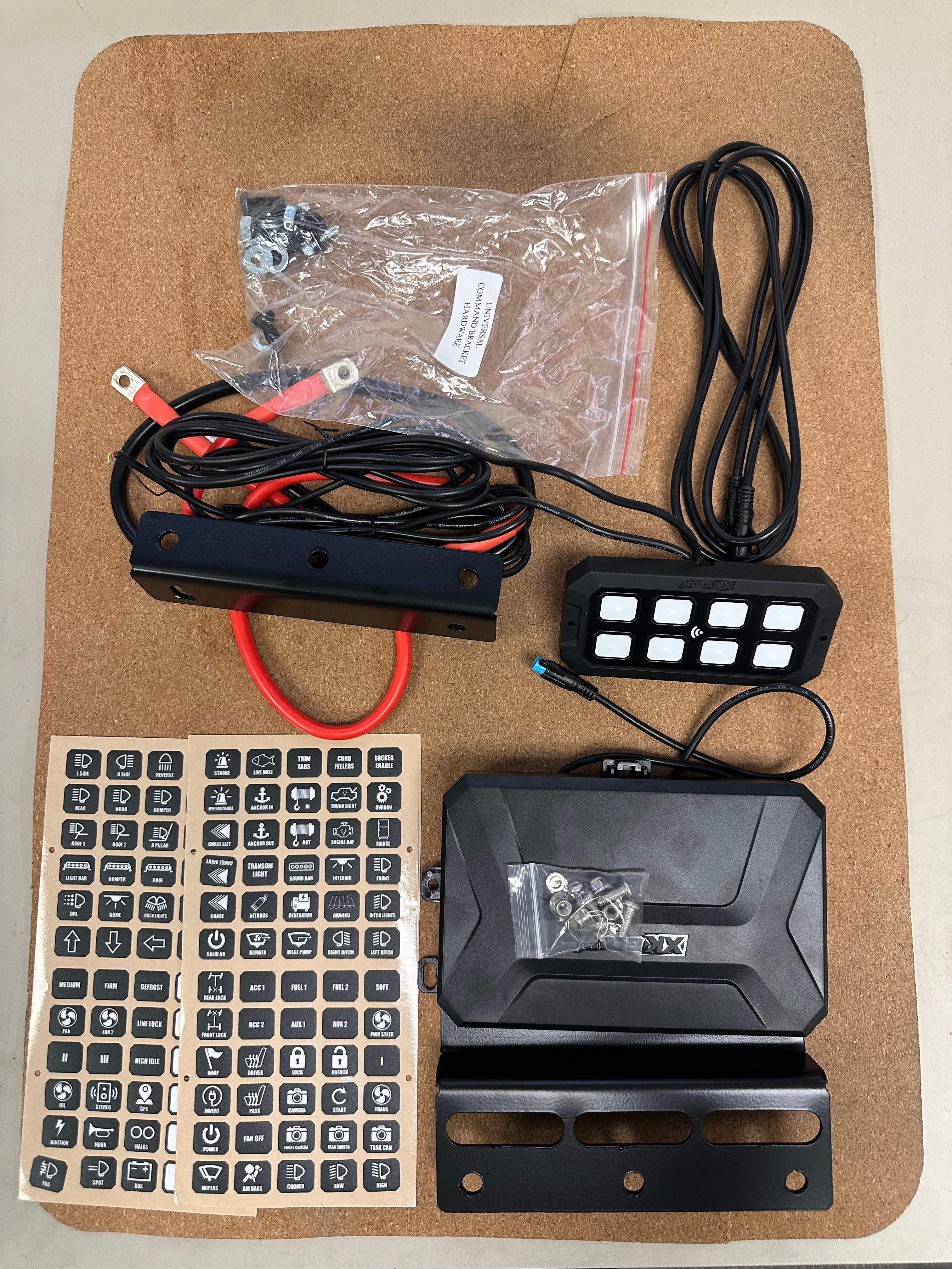 Off Road 8 Switch Panel w/ Mounting Bracket (GARAGE SALE)