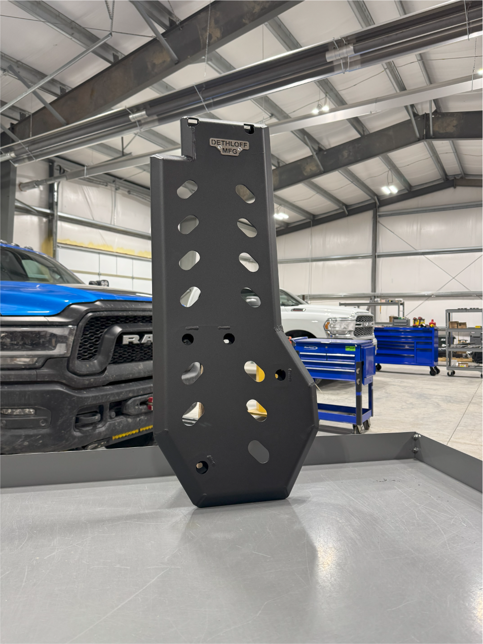 Dethloff Manufacturing DEF Tank/Transfer Case Guard: 2014+ 2500/3500