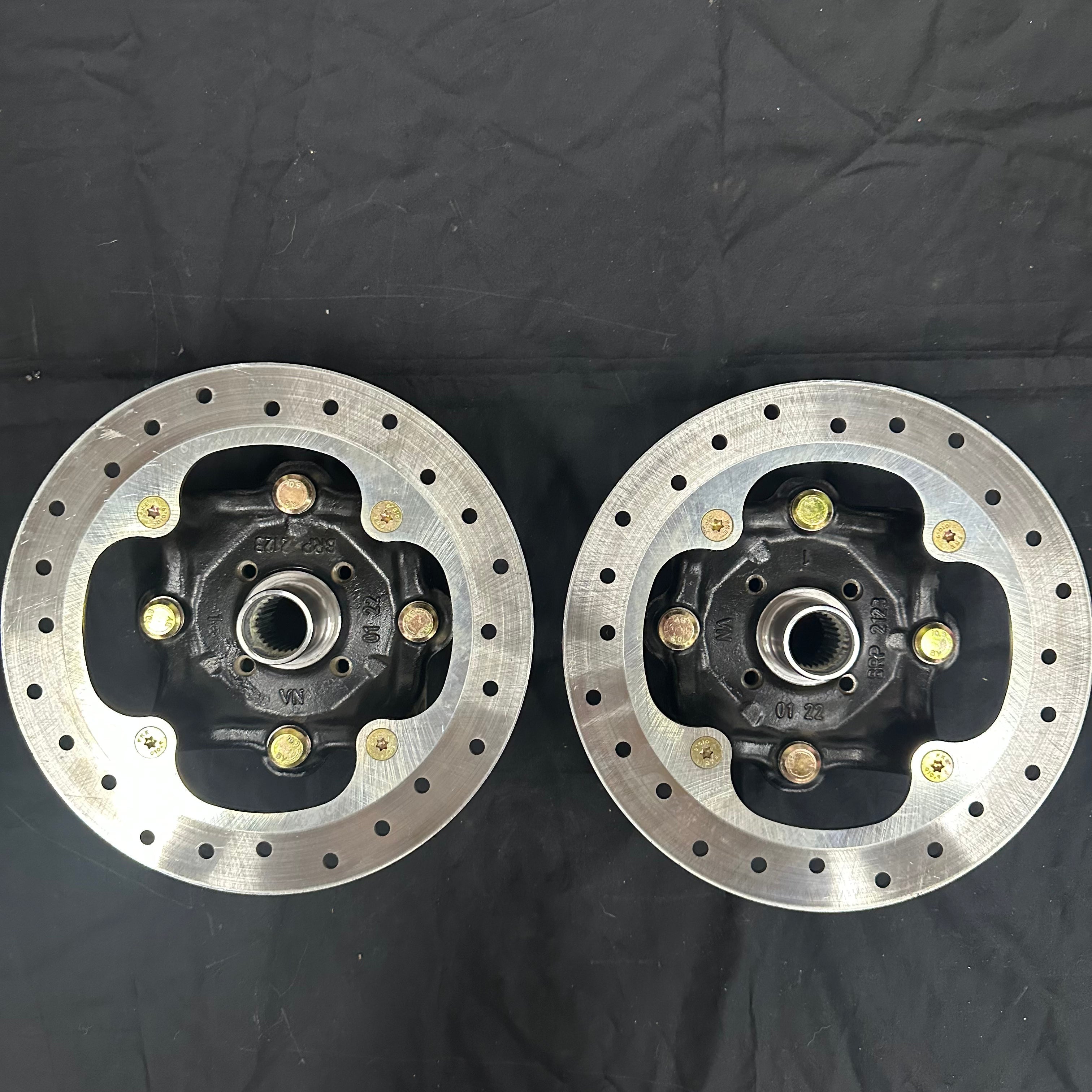 Can Am X3 OEM Front Wheel Hub - Complete with Studs and Rotors