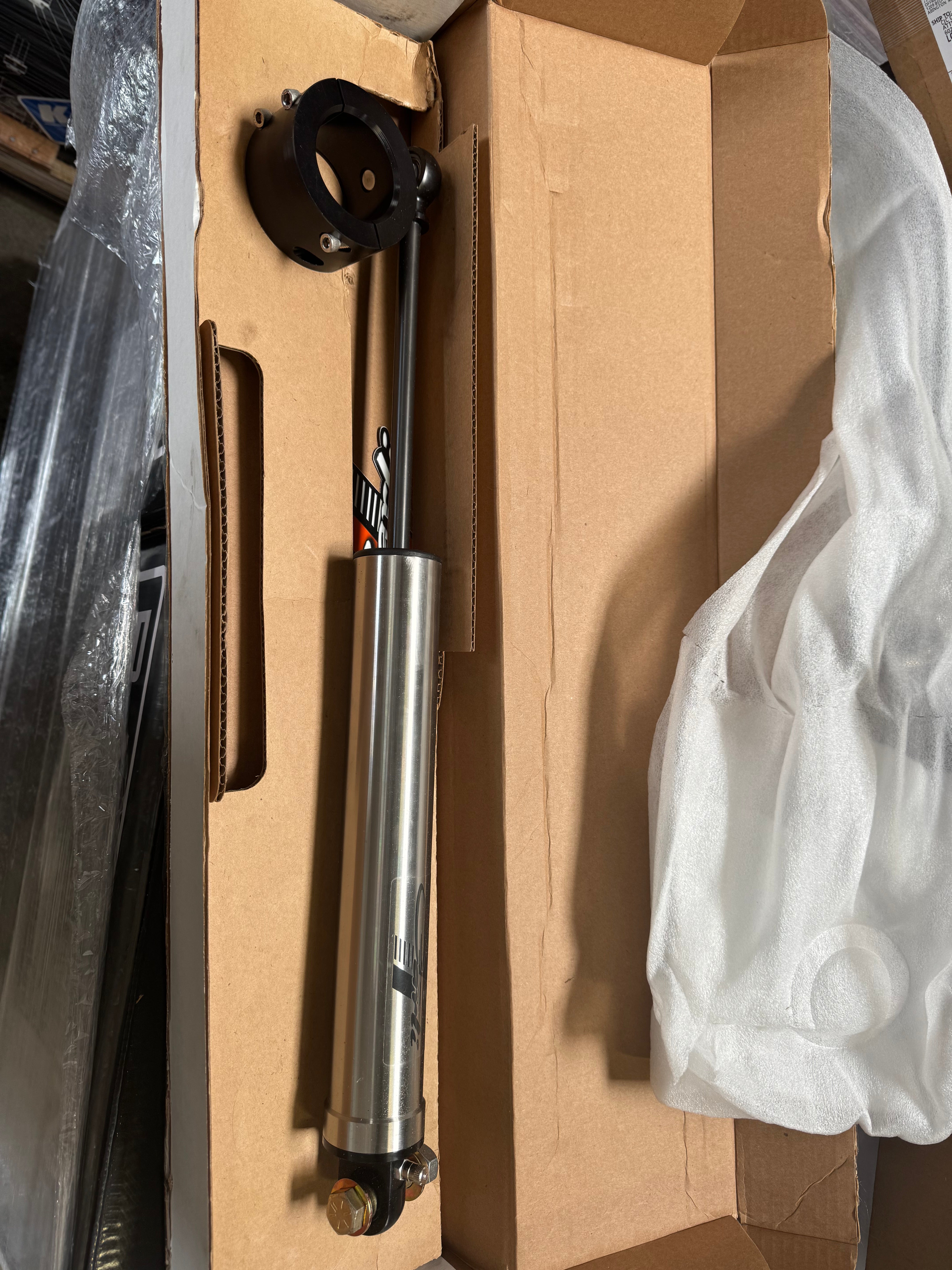 [Open Box] CARLI SUSPENSION 2023+ FORD SUPER DUTY LOW MOUNT STEERING STABILIZER - For Apex Steering (Missing Hardware)