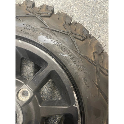 Used Mounted Wheel & Tire 4X156  26x9 R14 (GARAGE SALE)