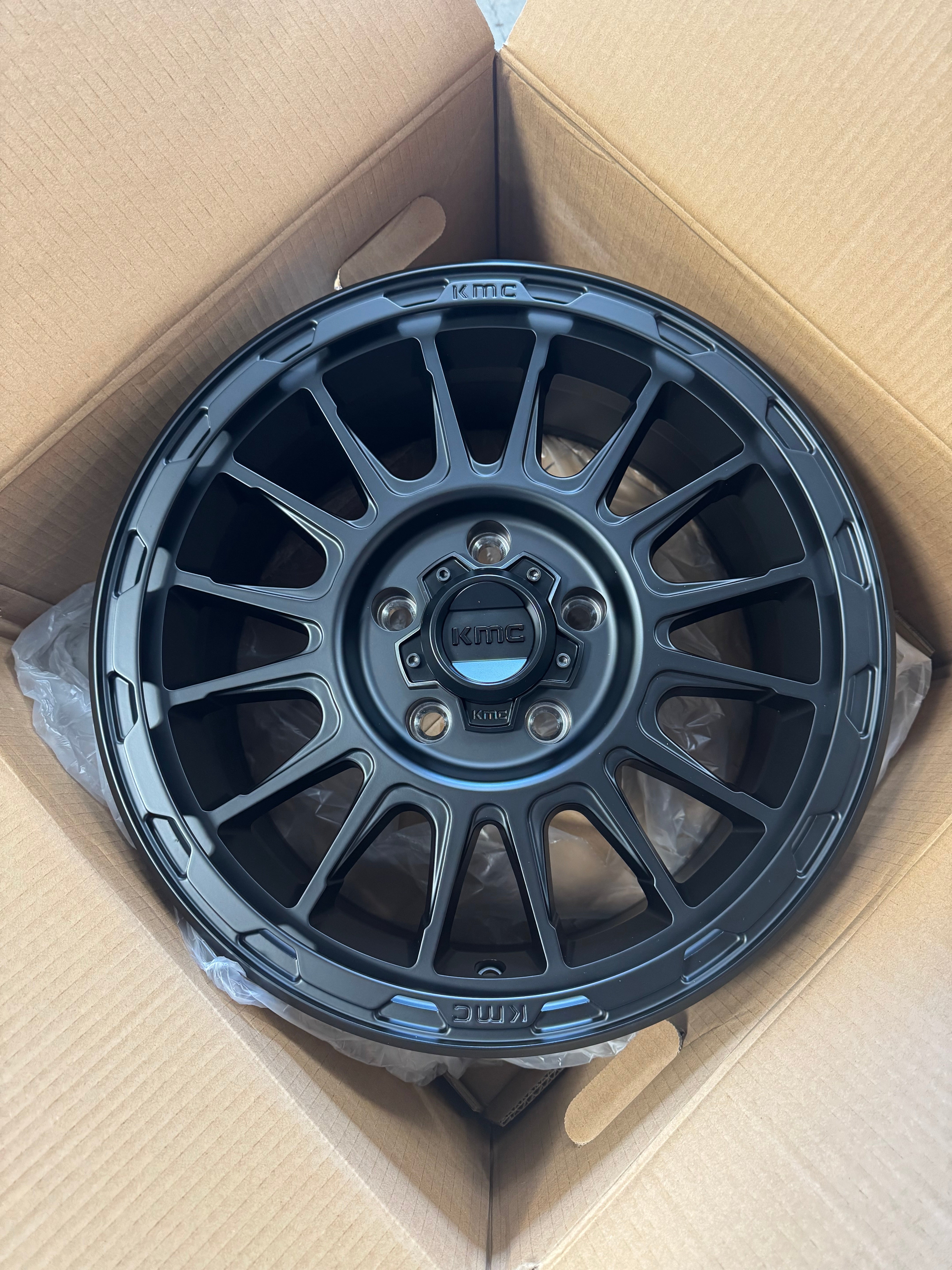 [Open Box] Open Box KM54278050735 17x8.0, 5x127, +35mm (Single Wheel) Satin Black