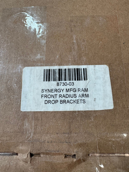 [Open Box] SYNERGY MANUFACTURING 2014+ RAM 2500/2013+3500 FRONT RADIUS ARM DROP BRACKETS