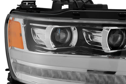 Alpha Rex 19-22 Ram 1500 LUXX-Series LED Projector Headlights Chrome