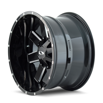 ION ALLOY ION 141  GLOSS BLACK MILLED 18X9 8-170 18MM 125.2MM