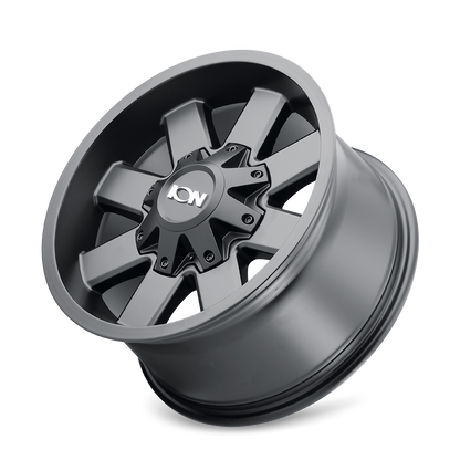 ION ALLOY ION 141 SATIN BLACK 18X9 8-170 18MM 125.2MM