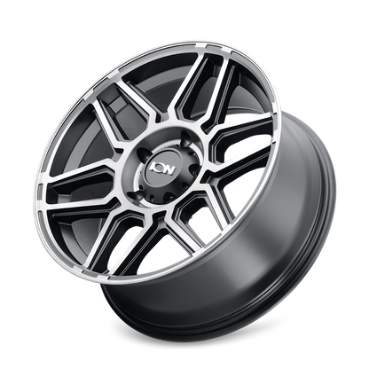 ION ALLOY ION 146 MATTE BLACK MACHINED WITH DARK 17X9 8-170 0MM 125.2MM