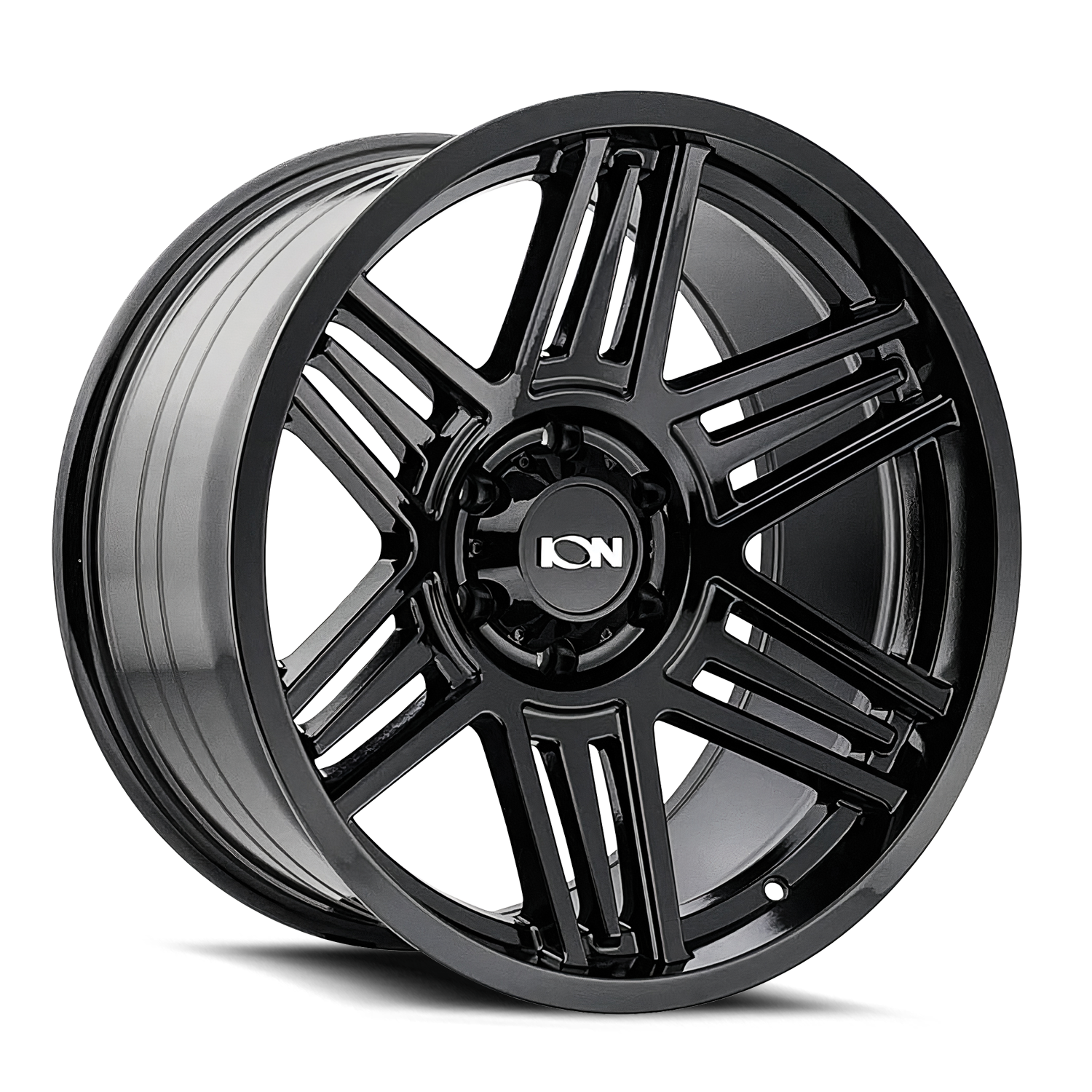 ION ALLOY ION 147 GLOSS BLACK 17X9 6-135 0MM 87MM